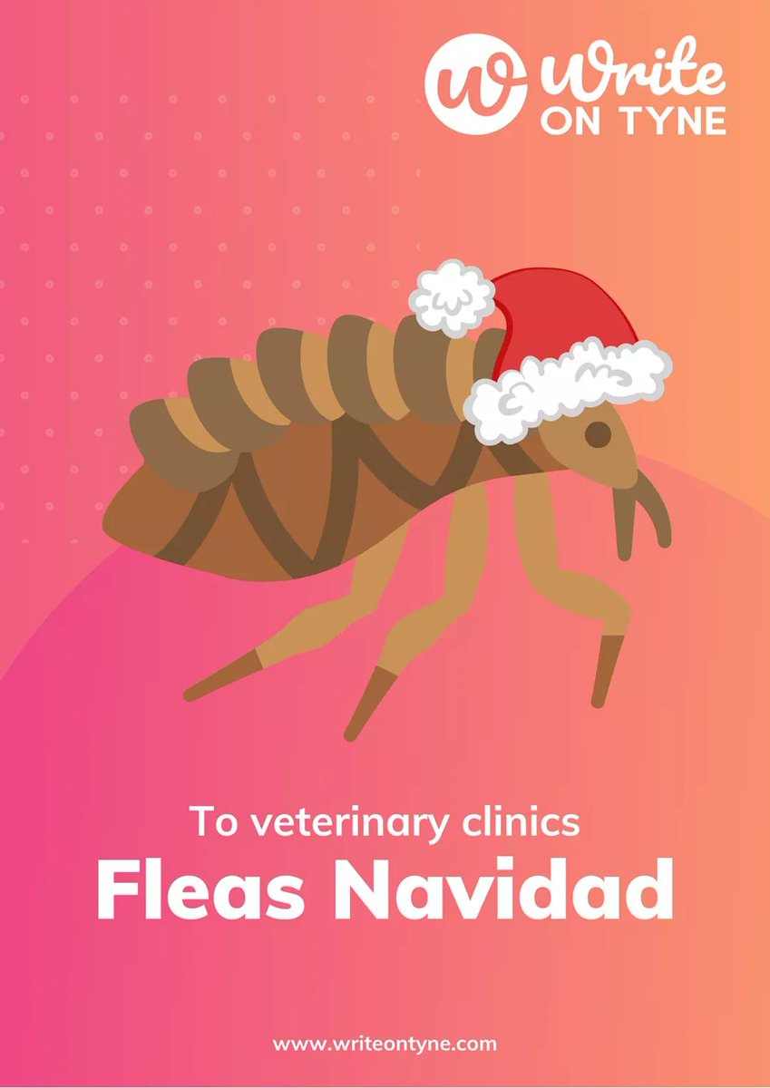 writeontyne's tweet image. As a pun-loving @Canva tinkerer, today I&apos;m bringing you ten ways to say HAPPY CHRISTMAS to very specific clients. Feliz Navidad!

Part 1: knits, vets and lets

#copywriting #Christmas #puns