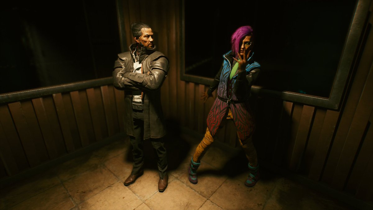 mo_fizhu's tweet image. V,are you out your mind?  #Cyberpunk2077 #PS4share