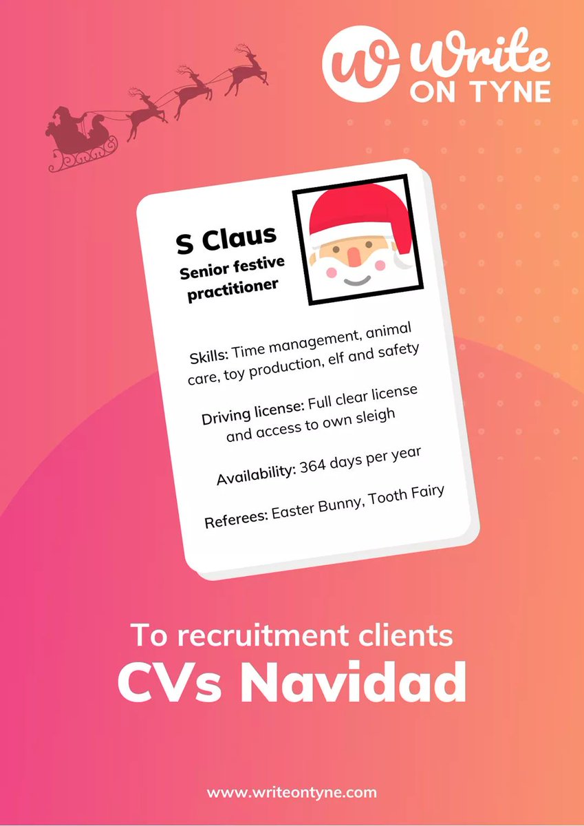 writeontyne's tweet image. Part 4: As a pun-loving @Canva tinkerer, today I&apos;m bringing you ten ways to say HAPPY CHRISTMAS to very specific clients. Feliz Navidad! 

#copywriting #Christmas