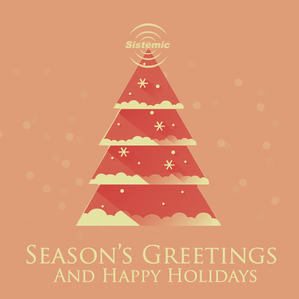 Season's Greetings and Happy Holidays

Despite the extraordinary challenges this year has brought to us all, we would like to take this opportunity to warmly thank you for your business in 2020 and to let you know we look forward to working with you in 2021.

Stay safe,
Sistemic