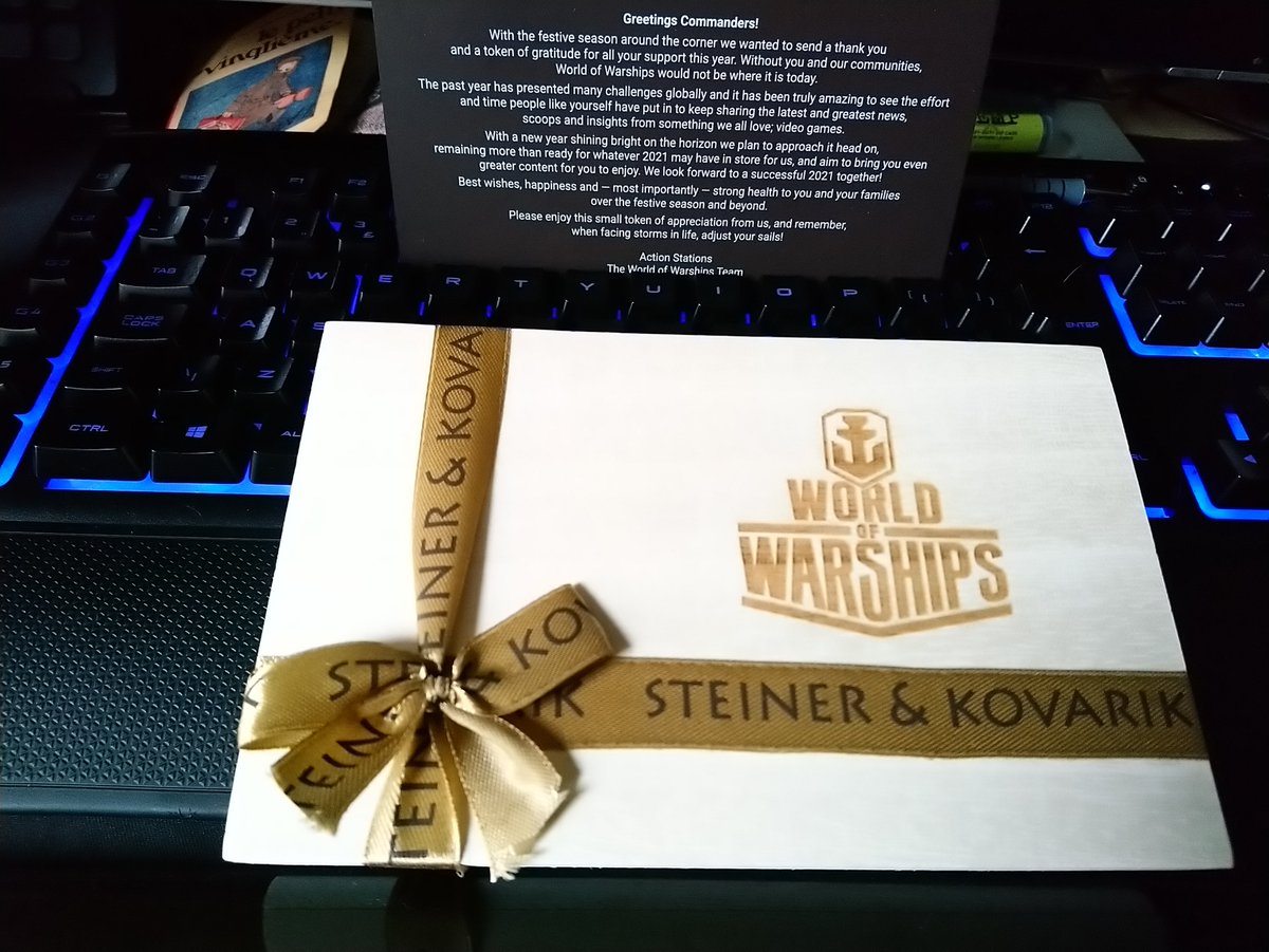 A lovely surprise, thank you <a href="/WorldofWarships/">World of Warships</a> 

Remember to check out the rest of the BOBs Charity Party! Still a Missouri, Puerto Rico, Belfast and some cosy one on one time with <a href="/Flambass_EU/">Flambass</a> and <a href="/ChaosMachineGR/">ChaosMachineGR</a> ❤️ All for <a href="/SavetheChildren/">Save the Children US</a> See schedule below