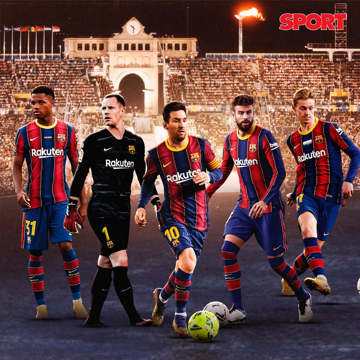 #FCB 🔵🔴  

🏟 ¿Qué te parecería jugar en el Estadi Olímpic durante las obras del Camp Nou?

🔄 Bien 
❤ Mala idea 
💬 ...