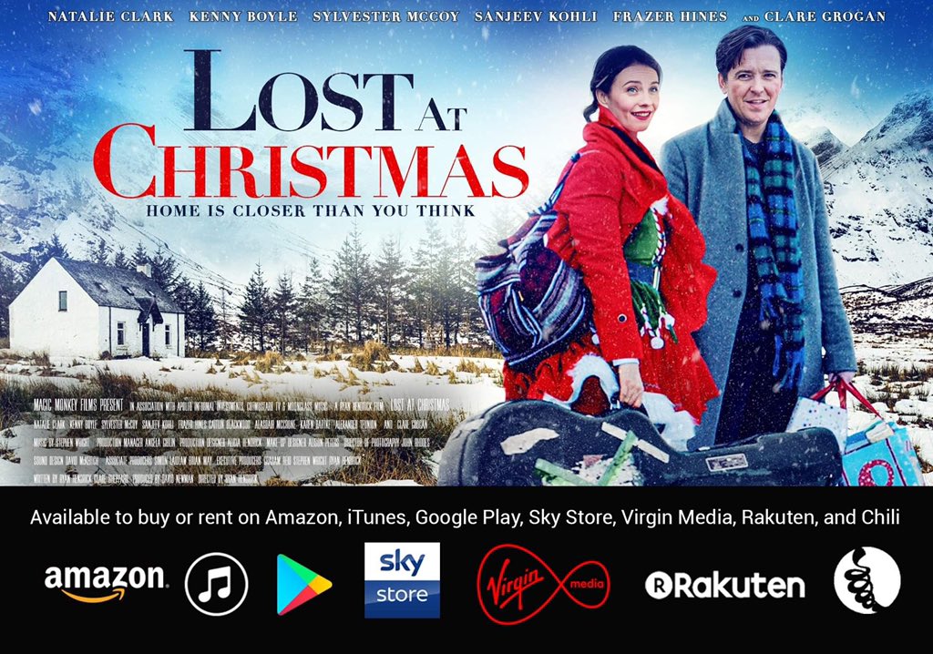lostatxmas's tweet photo. In this feel good festive romance, two strangers come together to try and get home for Christmas.

Now on Amazon, iTunes, Sky Store, Virgin Media, Google Play, Rakuten, Chili, YouTubeMovies.
#Christmas     #Scottish #indiefilm   #christmasisnotcancelled https://t.co/sFBjk7lI2e