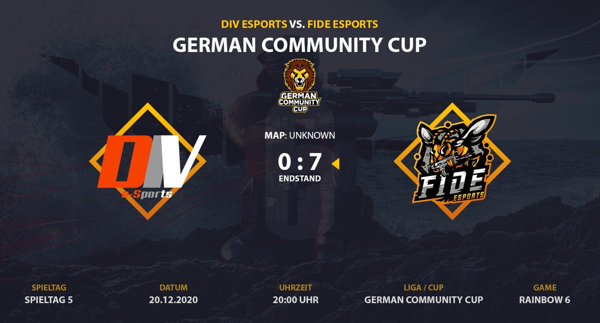 Am Sonntag gab es für unsere Jungs leider wieder ein #freewin im #GCCUP gegen @DIVeSports_GER. Weil unser Gegner nicht antreten konnte. 

🎮Sonntag 20.12.2020 - 20 Uhr vs. @DIVeSports_GER

#matchday #win #befide