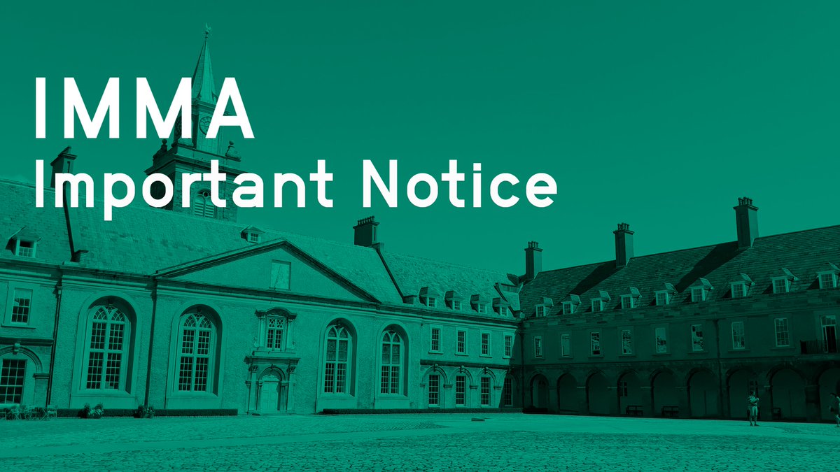 IMMAIreland's tweet photo. IMPORTANT NOTICE: To ensure the health and safety of the public, in line with current government restrictions, IMMA's galleries will close from 24 December until further notice.
#PaulaRego #IMMA2020 #IMMAIreland https://t.co/FiOl3JC65t