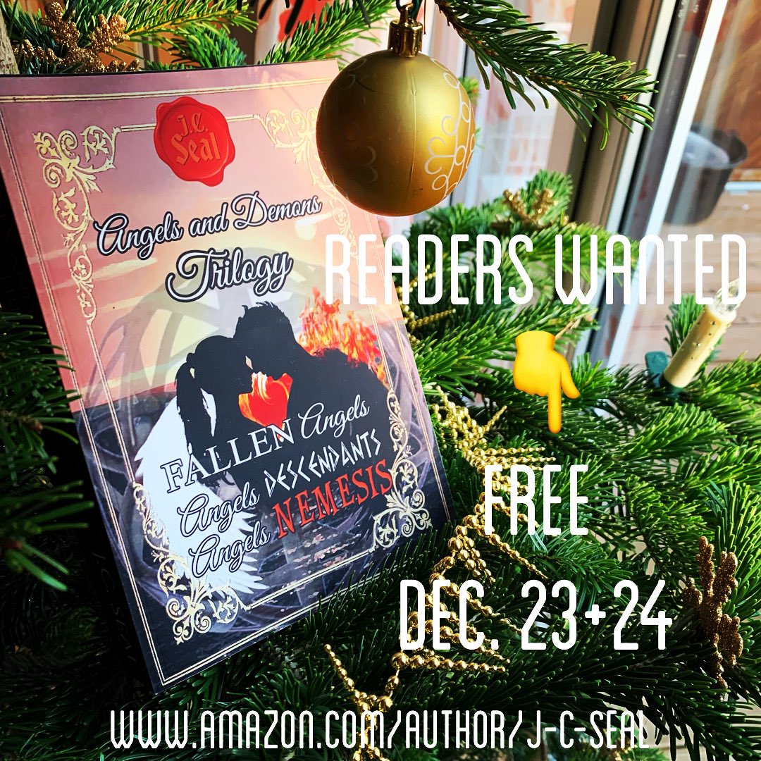 <a href="/NiciStefanie/">Stefanie Nici - Author 📚</a> <a href="/TirzaSchaefer/">Author Tirza Schaefer</a> <a href="/GinaSalamonAuth/">Gina Salamon Author</a> <a href="/SophieBartow/">Sophie Bartow</a> <a href="/vroom_w/">W.A. Vroom</a> @NatillieP <a href="/SgMinae/">SG Minae, Author</a> Just saw <a href="/TirzaSchaefer/">Author Tirza Schaefer</a> s only 5”🤣Can’t keep up with that 🤷‍♀️
This year, I published the last book of the Angels and Demons Trilogy in March, then in October the complete Trilogy as Omnibus for #kindle, #ku and #paperback
#free for download December 23+24

books2read.com/u/bPX69j