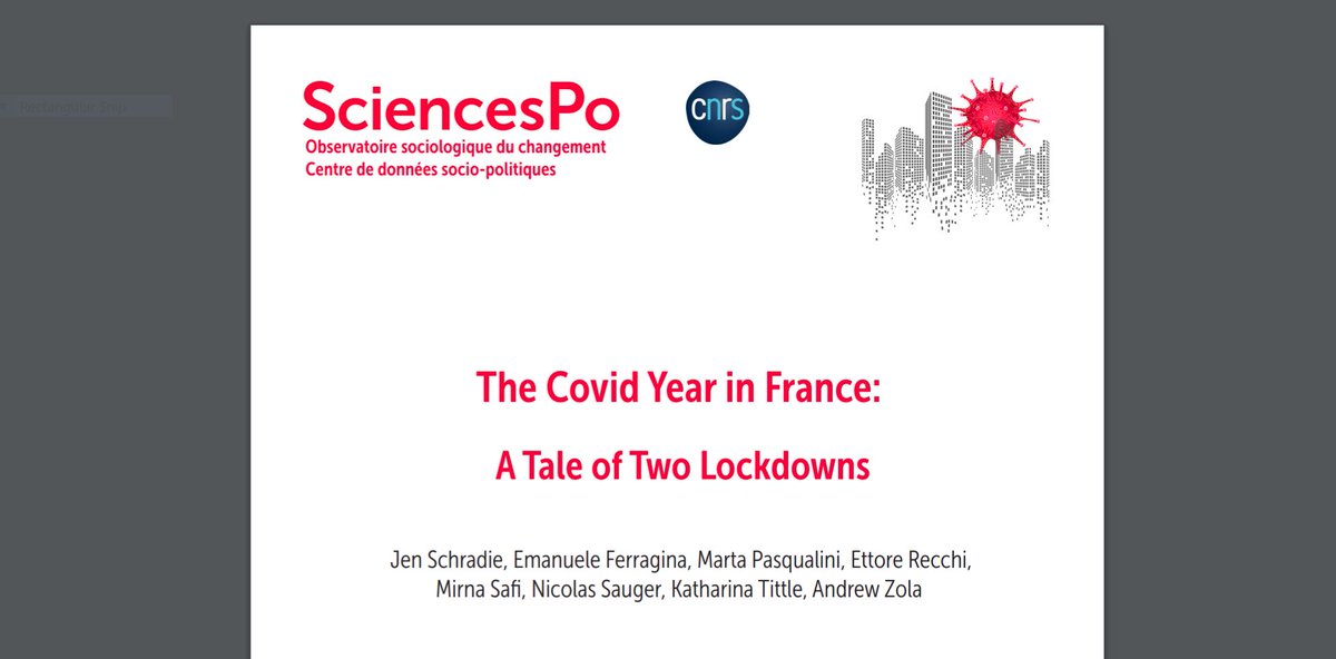 To access our reportA Tale of Two Lockdownshead to  https://zenodo.org/record/4383162#.X-Ik8RZ7k59With a special shout out to 3 new scholars for amazing work on this project: Katharina Tittel, Andrew Zola,  @PasqualiniMarta Thanks  @AgenceRecherche for funding this  @ScPoResearch w/  @CDSP_ScPo 10/10