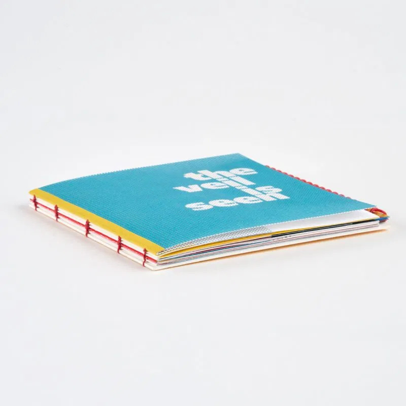 AmericanEdit's tweet photo. Beautiful #bookbinding can add depth &amp; wonder to our reading experience. #CarlottaOrigoni combines #copticbound &amp; #spiralbound methods to show info about #payinequality in her #book, "The Veil is Seen Only When It is Lifted," available at https://t.co/CUynaqVWXr.📷©️@WSWorkshop https://t.co/43PWs9fpmP