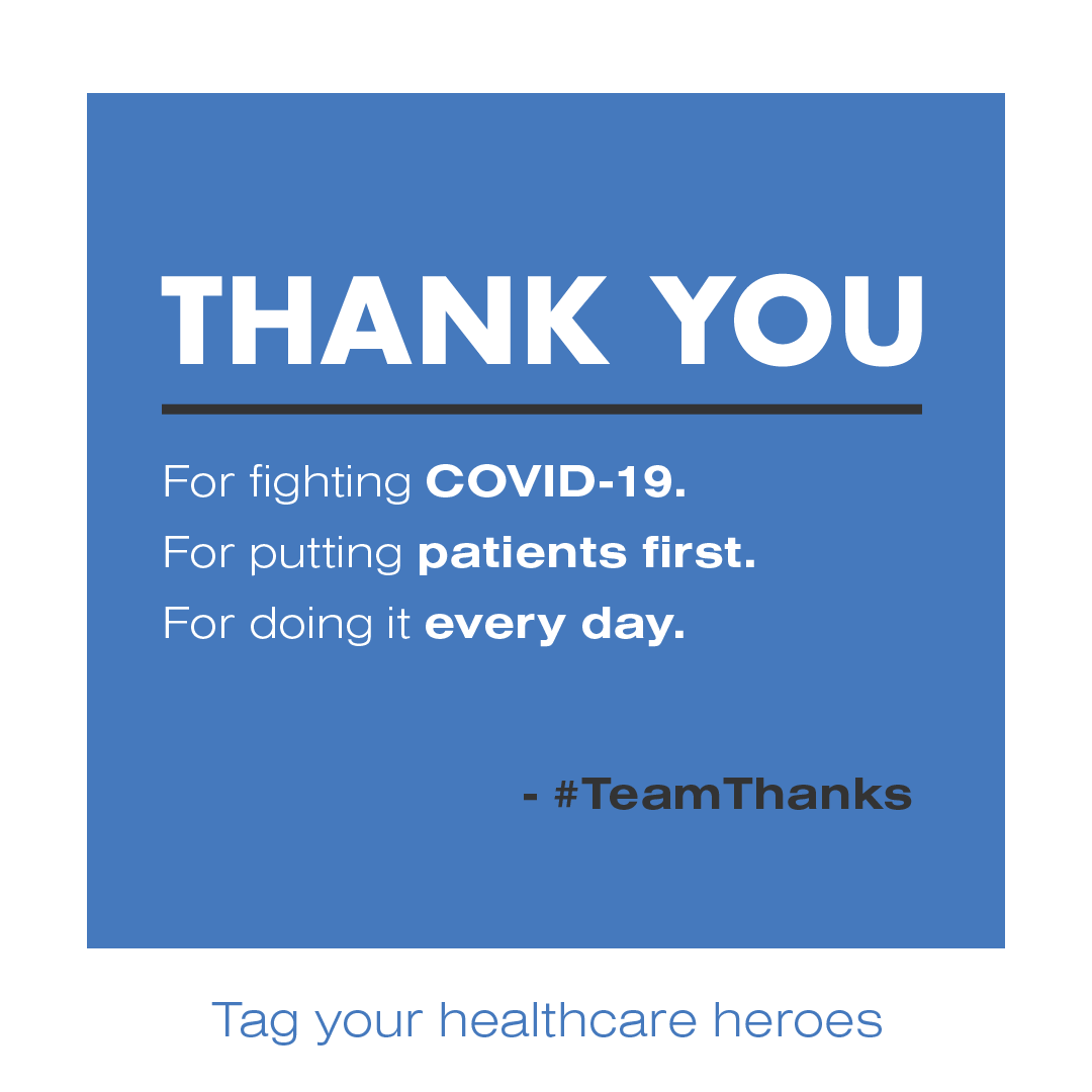 ahahospitals's tweet photo. Working in health care comes at a huge cost right now. Take a moment to remember those who are providing vital care to others. Thank you #HealthcareHeroes! #TeamThanks https://t.co/BMKg30OiMJ