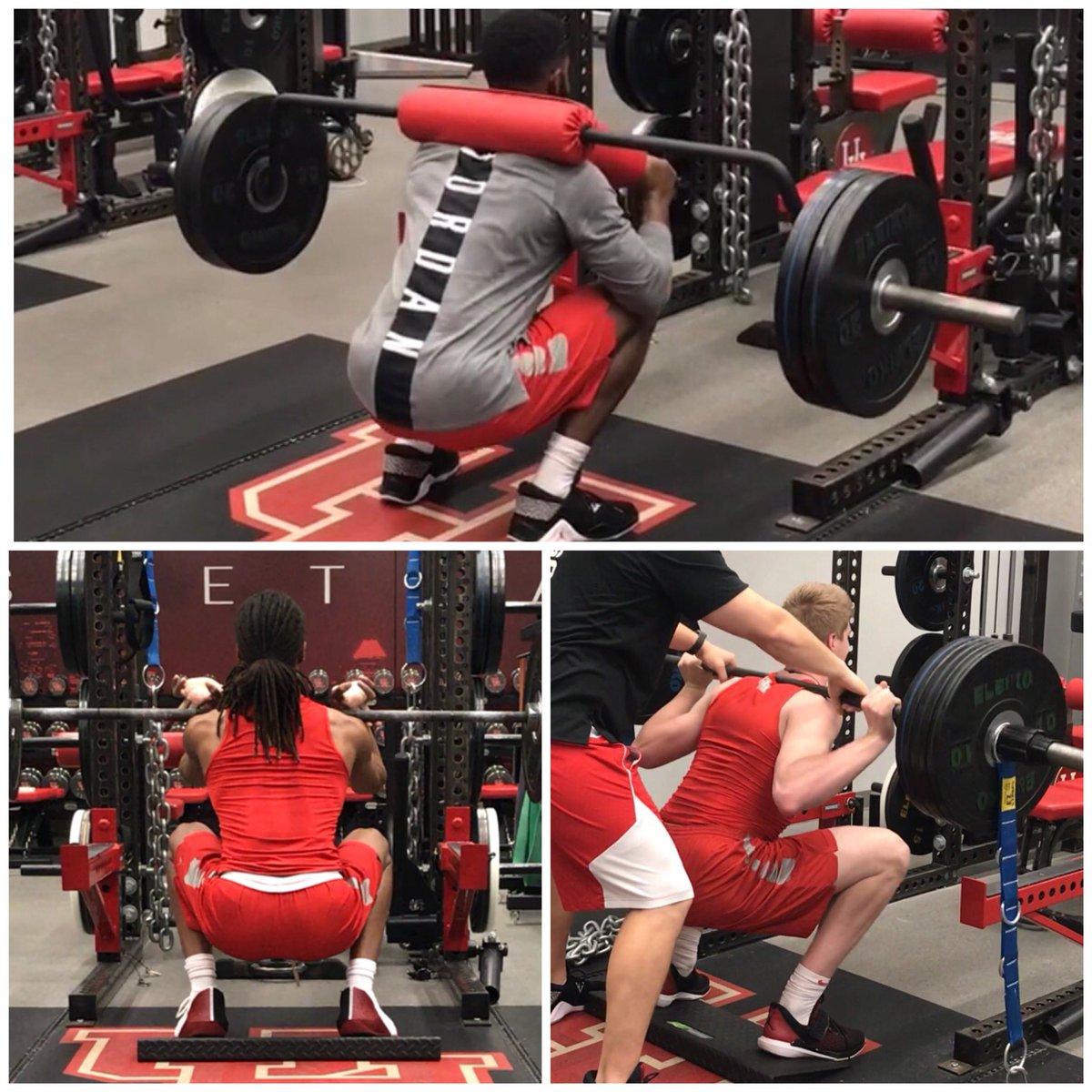 CoachAlanBishop's tweet photo. Full Depth Squatting, like all exercises, is a motor skill that can be developed by enhancing the following attributes:

- mobility to get into position
- stability to add load
- SKILL of executing the exercise

Assuming a healthy athlete, all 3 will improve with good coaching. https://t.co/kNQXmNw4ig