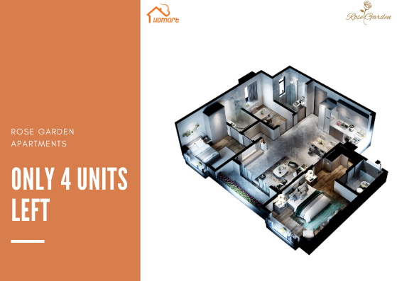 Homart_prop's tweet photo. Only 4 units are left at Rose Garden Private  Apartments.
 However, you can book Rose garden Apartment phase II.
The earlier you book, the cheaper it costs.
Get your dream home now. https://t.co/4mLLZbRtuW