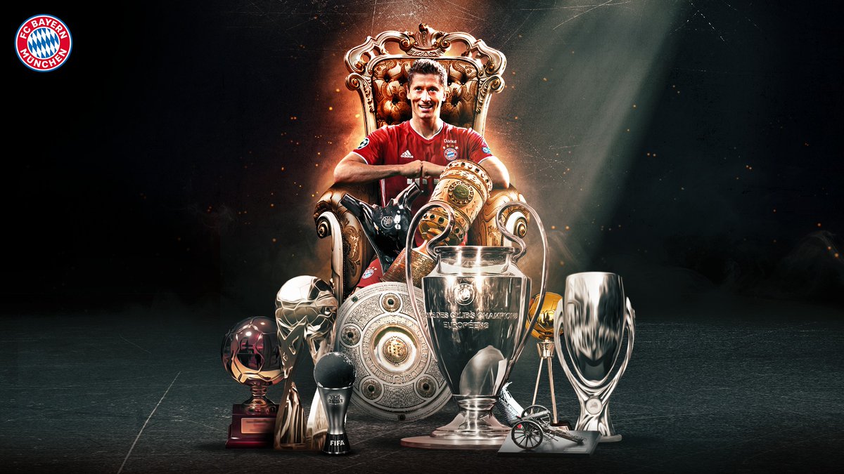 FCBayern's tweet photo. König Lewy hat 2020 regiert! 👑🏆

#MiaSanMia @lewy_official #TheBest #LewanGOALski #LEGENDowski https://t.co/xVXoIFCzRg