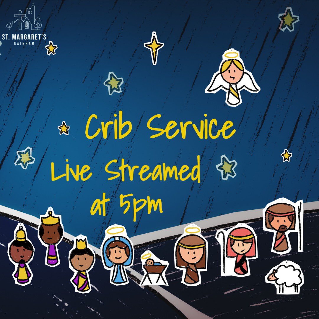 It may be different this year but we will still be live streaming our crib service to our website and Facebook account on Christmas Eve! So please invite your friends, family and loved ones to join us🎄🎅🏻🙌#rainhamchurch #loverainham
