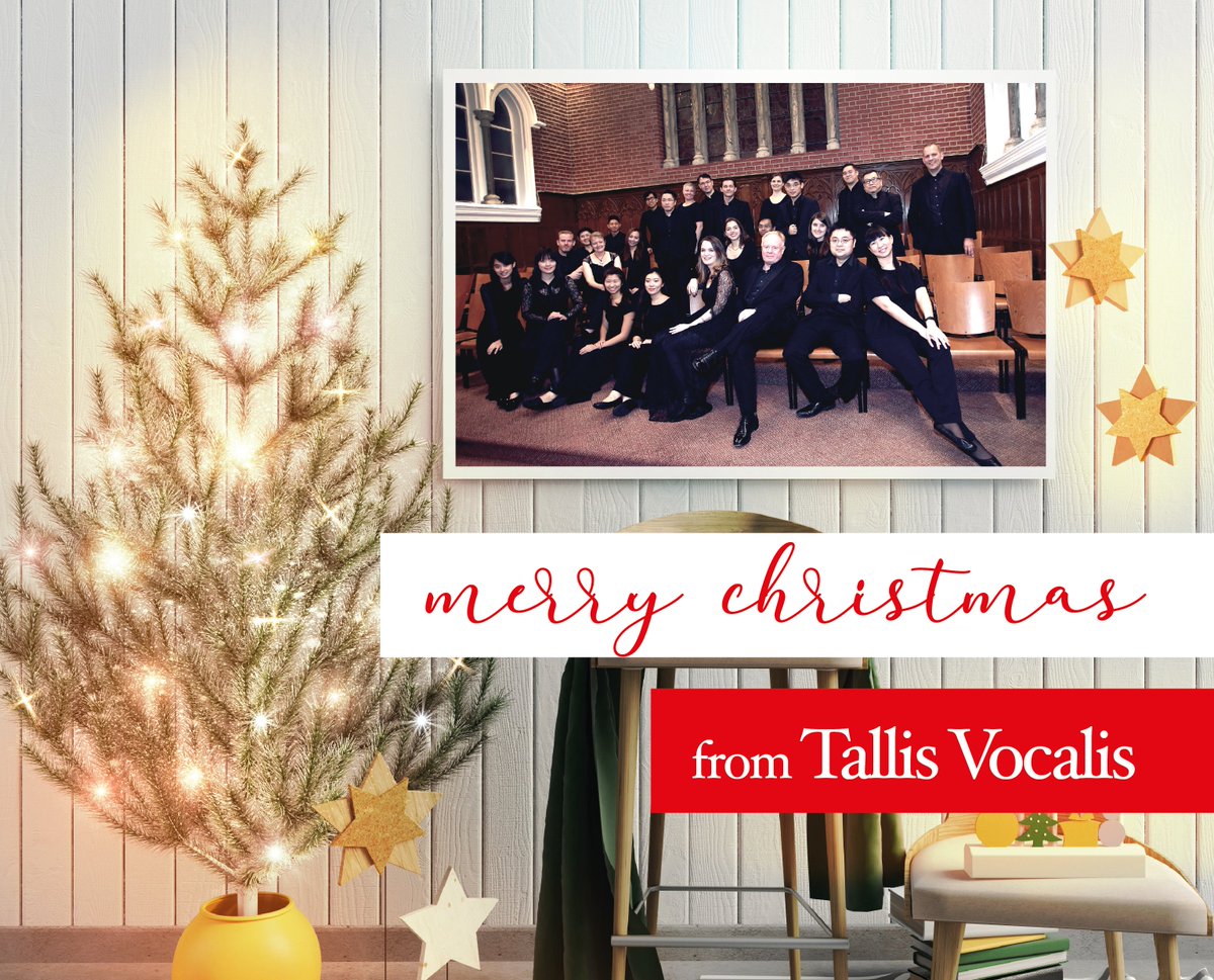 TallisVocalis's tweet photo. Merry Christmas from Tallis Vocalis !  Read our latest updates: https://t.co/Hyw9jLTS4F https://t.co/2UN4Gk3YiX