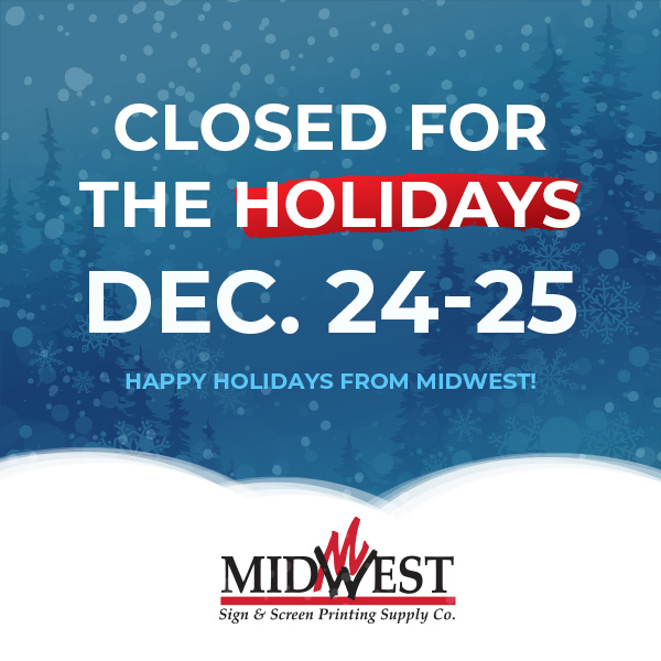 MidwestSign's tweet image. Happy Holidays from all of us at Midwest! 🎁 We're closed December 24-25. 
.
.
#HappyHolidays #MidwestSign