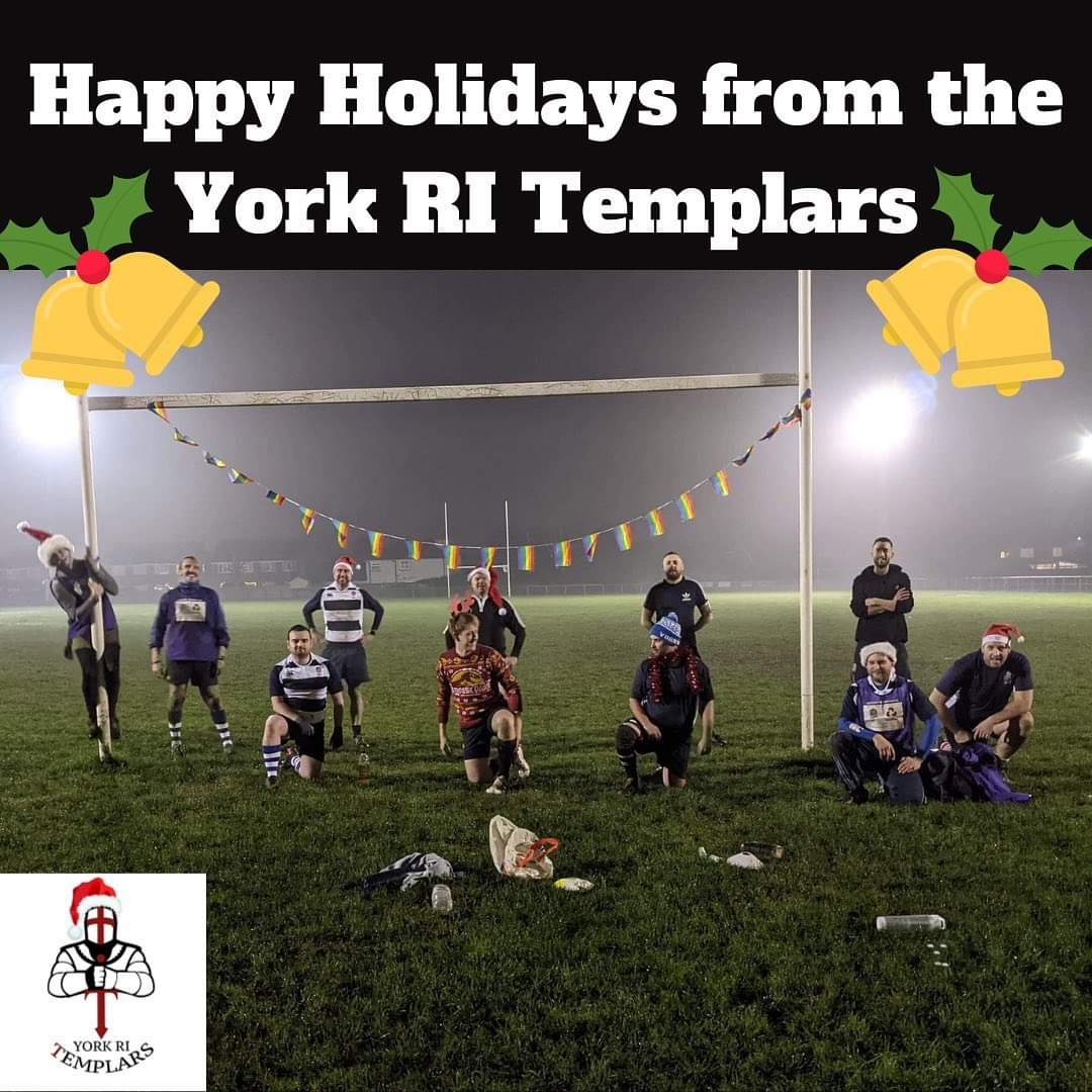YorkRITemplars's tweet photo. Last night capped off the last training session for the York RI Templars for the year.
We want to wish you a safe and happy holiday season from all of us and canβt wait to see you in the New Year π
#HappyChristmas #TemplarTribe #IGRugby https://t.co/9DqfCaUMyn