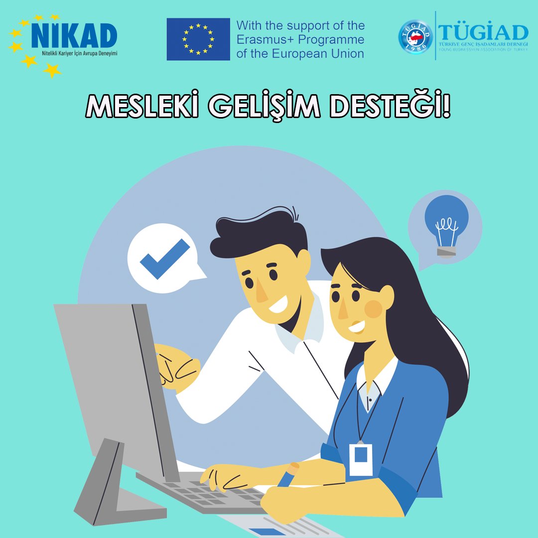 euqlfproject's tweet photo. @tauedutrde konsorsiyum ortağı olduğu EU-QFL/NİKAD Avrupa’da Staj Projesi kapsamında Erasmus ve diğer AB Programları için gençler ve iş dünyası bir araya geliyor. 🇹🇷🇪🇺
Etkinliğe katılmak için şimdi ücretsiz kayıt olun: https://t.co/Q6GGu7mMKG https://t.co/PRq1u2mtOe
