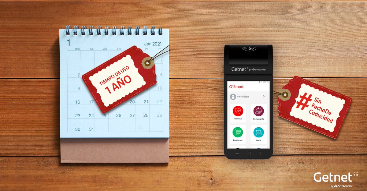 GetnetMx's tweet photo. Todo lo que necesitas para plasmar las metas de tu negocio este 2021, lo encuentras en nuestra Terminal Inteligente. No lo pienses más y obtén una #GSmart #SinFechaDeCaducidad e impulsa tus ventas este año nuevo: https://t.co/fTYjrr7BMH

SMPS (Merchant Platform Solutions México) https://t.co/LZPUkO3abZ