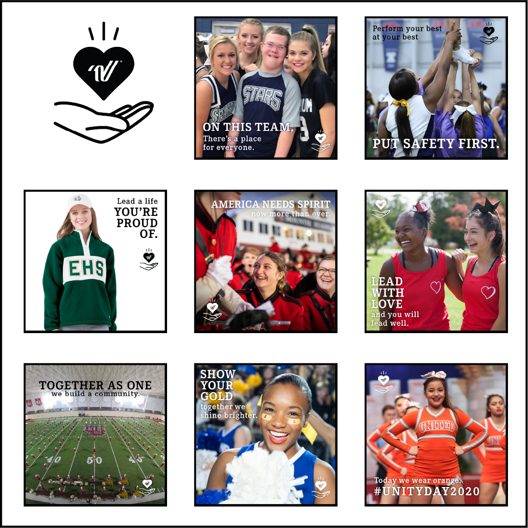 VarsitySpirit's tweet photo. This year wasn't easy but you stayed strong &amp; together we continued to elevate the student experience. Thank YOU for believing in us &amp; everything you did to take care of your team.

Look back at how we showed up together in 2020 💙 #VarsitySpiritCares → https://t.co/ZONTN6c35M https://t.co/qfU5YB245a