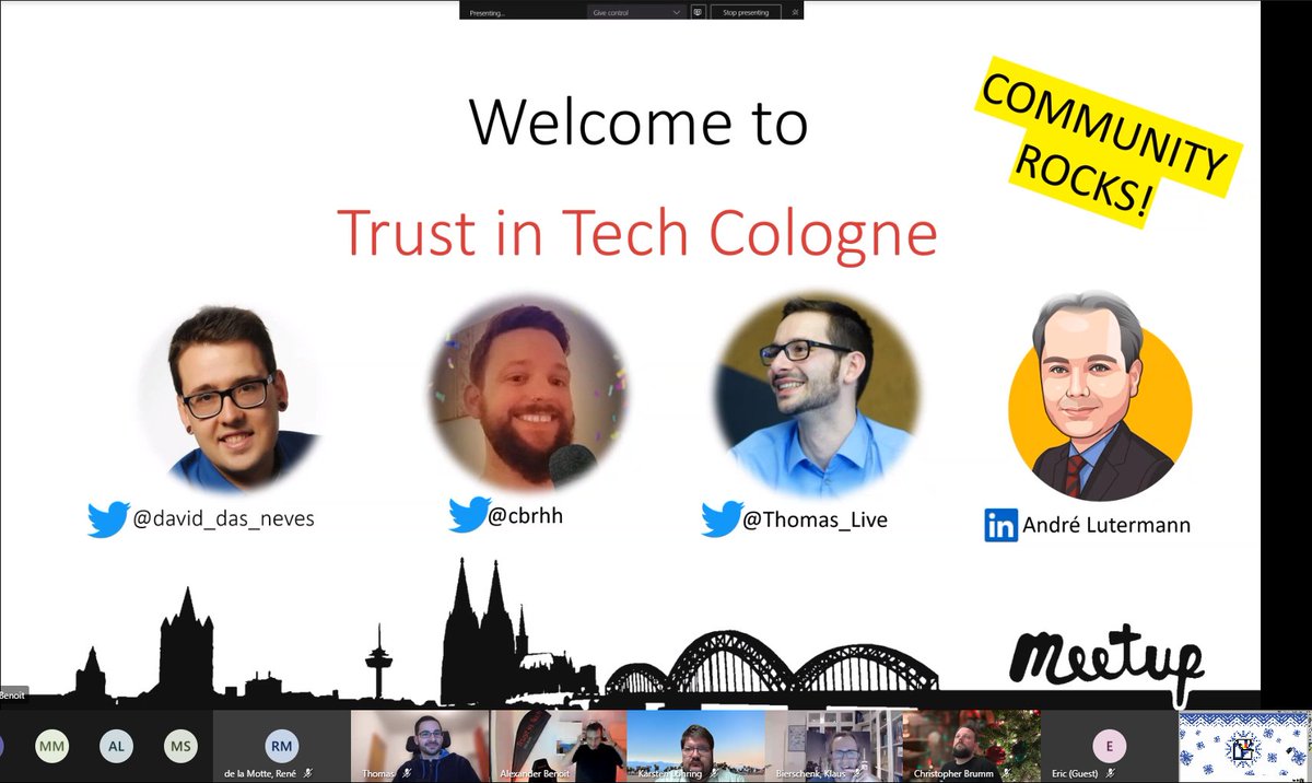aavdberg's tweet image. Tonight the last community meetup of the year for me from @TrustInTechCGN with @david_das_neves @cbrhh @Thomas_Live about White Hats