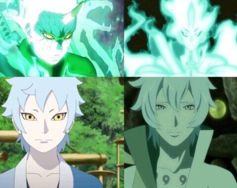 Toneri for a fact gave his DNA to to create Mitsuki because he knew his time was limited. That’s why Boruto’ picture was hidden in the scroll. So Mitsuki will protect him at all cost.
