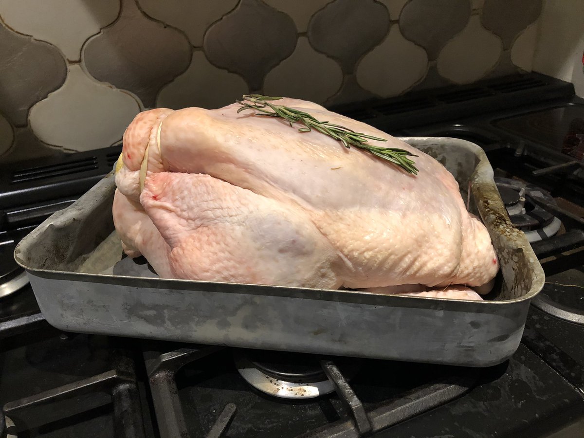 Just taken our deliver of our Christmas bird from @mortonsfarm: