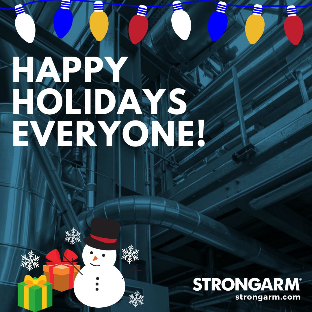 STRONGARM_Inc's tweet photo. Happy holidays from everyone at Strongarm! We hope you have a healthy and happy winter season! #happyholidays2020 #strongarm #strongarmdesigns #seasonsgreetings https://t.co/CPvopzY30F