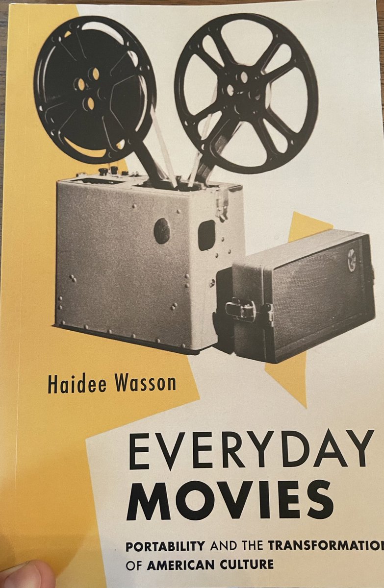 msteinbrg's tweet image. Haidee Wasson’s Everyday Movies book finally arrived!! After years of hearing about this amazing project and watching it develop I cannot wait to read it. You should too!! (&amp;amp; if you need convincing just read the blurbs)
Congratulations to my brilliant colleague @WassonHaidee