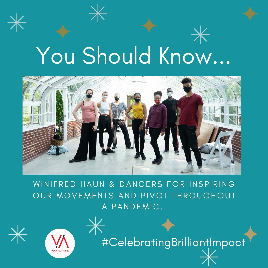 VegaPartners's tweet photo. #YouShouldKnow @WinifredHaun for creating new work, expanding inclusive partnerships, and inspiring our creativity. 

#celebratingBrilliantimpact #newyear #chicagoartists #moderndance #keepmoving #stillcreating https://t.co/SDlnmbzPVX