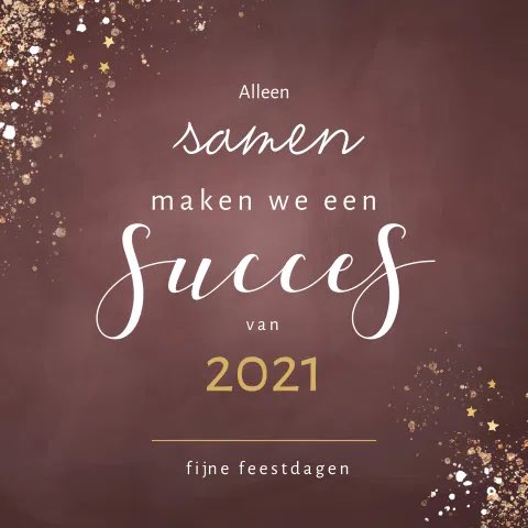 Tot ziens 2020 ,welkom 2021! 
Laten we van  2021 een fantastisch jaar maken!