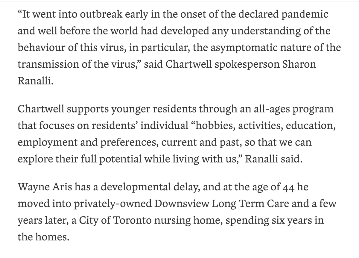 I know that piece is paywalled. I understand reasons for paywalls but I also disagree with coverage about disabled and/or poor people being paywalled especially relating to pandemic so...screenshots with alt text for my community.