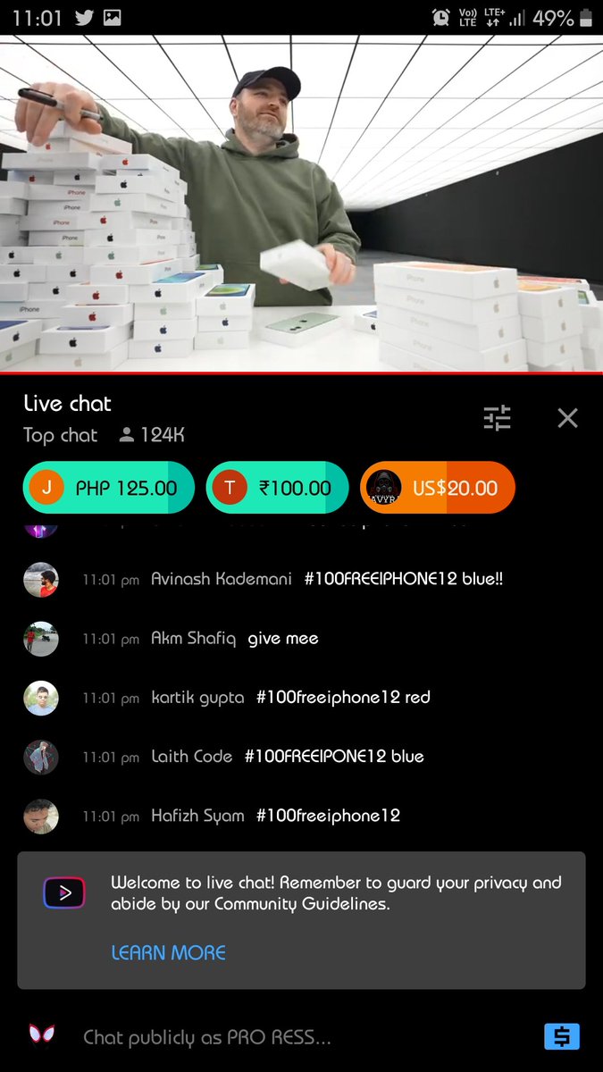 rishanmohd59's tweet image. #100FREEiphone12
@LewLater