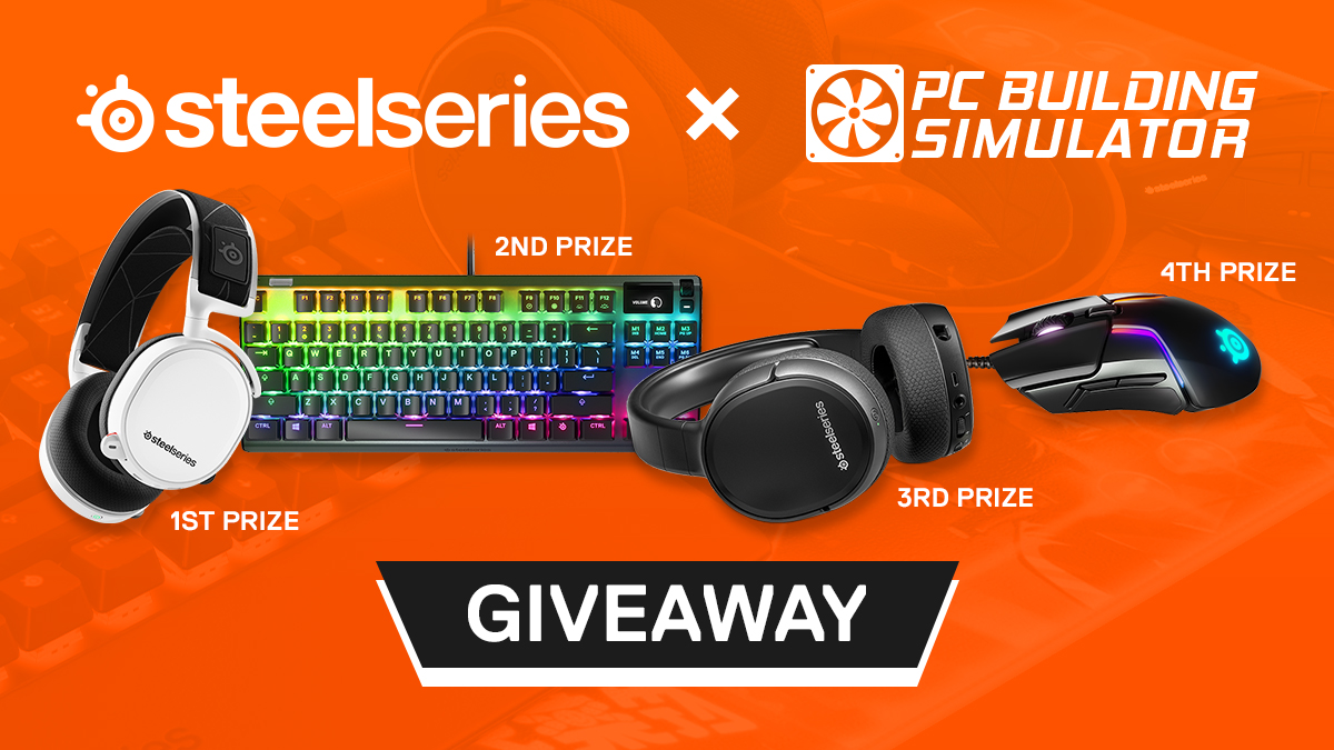 PCBuildingSim's tweet image. Today we’re introducing one of gaming’s most innovative brands to PCBS, welcome aboard @SteelSeries!

Before you check out their virtual goods in our newest patch, celebrate with us for a chance to win some of their best gear in real life: theirregularcorporation.com/steelseries-co…

#ForGlory
