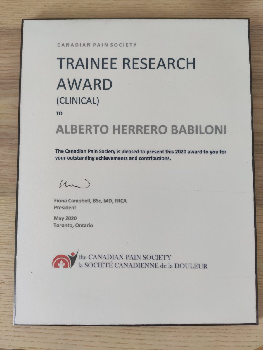 AlberHBabiloni's tweet photo. @CanadianPain @vader_kyle @DrFCampbell Thank you so much again, very happy and proud. See you in about three weeks! https://t.co/YW891yLVNl
