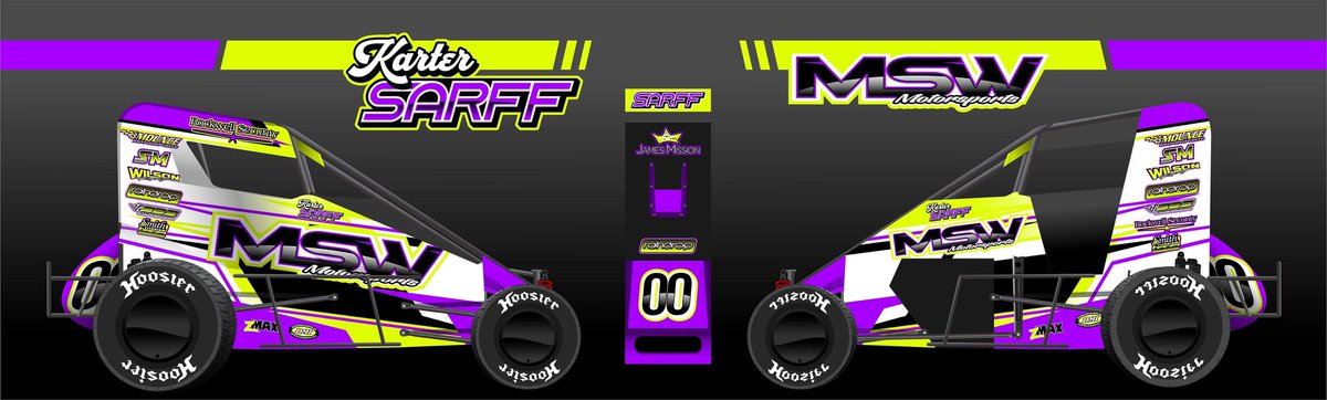 GrassRaceNews's tweet photo. Driving two of the four entries for @MSWMotorsports in the 35th Annual Lucas Oil @cbnationals are @SarffKarter  and @aaron15racer.
  Sarff, the 2018 POWRi National Midget ROY will be in the #00. Then driving the #15, will be the 2015 USAC National Sprint Car ROY, Aaron Farney. https://t.co/RG8VKqZFv3