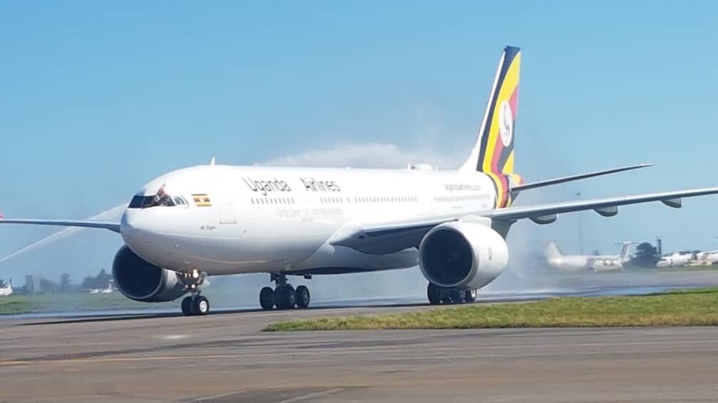 UG_Airlines's tweet photo. Its Celebration time....

Airbus #A330neo receiving ceremony underway at Entebbe International Airport officiated by the President of Uganda His Excellency Yoweri Kaguta Museveni.

Watch Live on Facebook - https://t.co/Q5Qlbpcd3q

#ANewWorld https://t.co/F4cih4q1m8