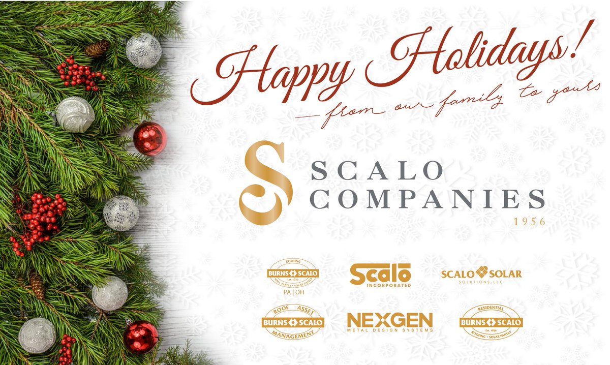 nexgen_design's tweet photo. Have a happy and safe holiday everyone!  Our offices will be  closing at 3PM on Christmas Eve and closed Christmas Day.  Normal office hours resume on Monday https://t.co/jYYVIetsE3
