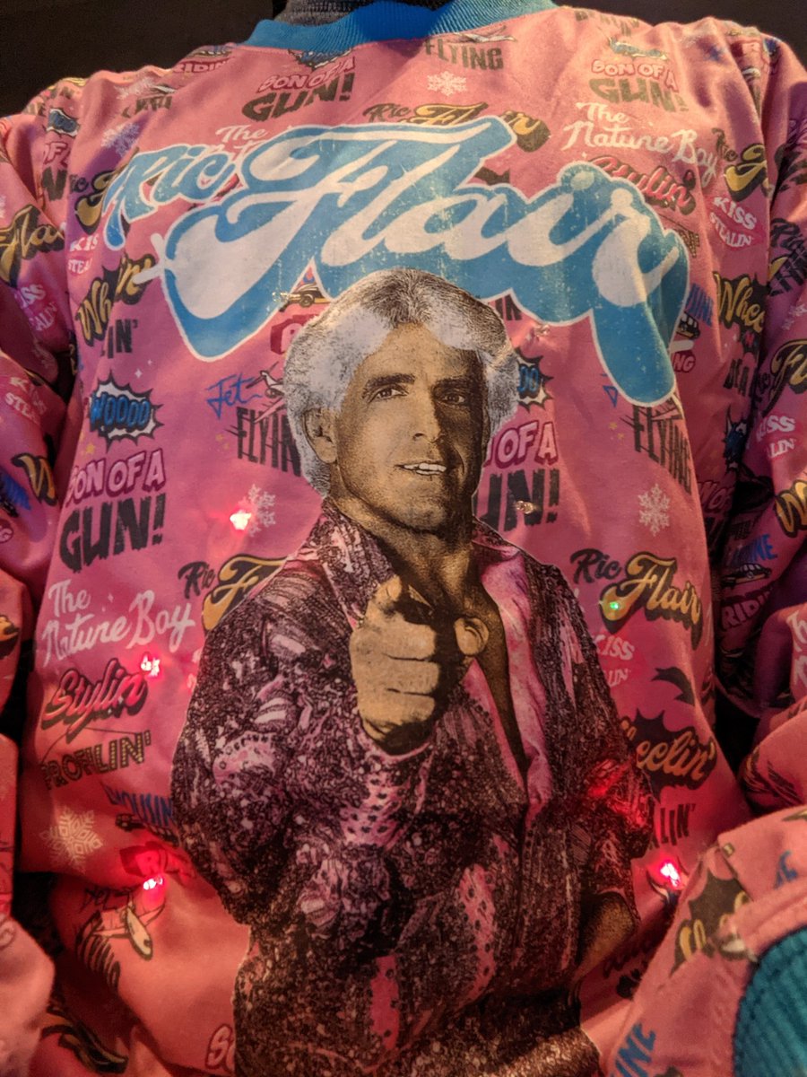 AndrewWappel's tweet photo. Christmas Week WOOOO!! #RicFlair #WheelinDealin #JetFlyin #SonOfAGun https://t.co/s5egLj8xVT