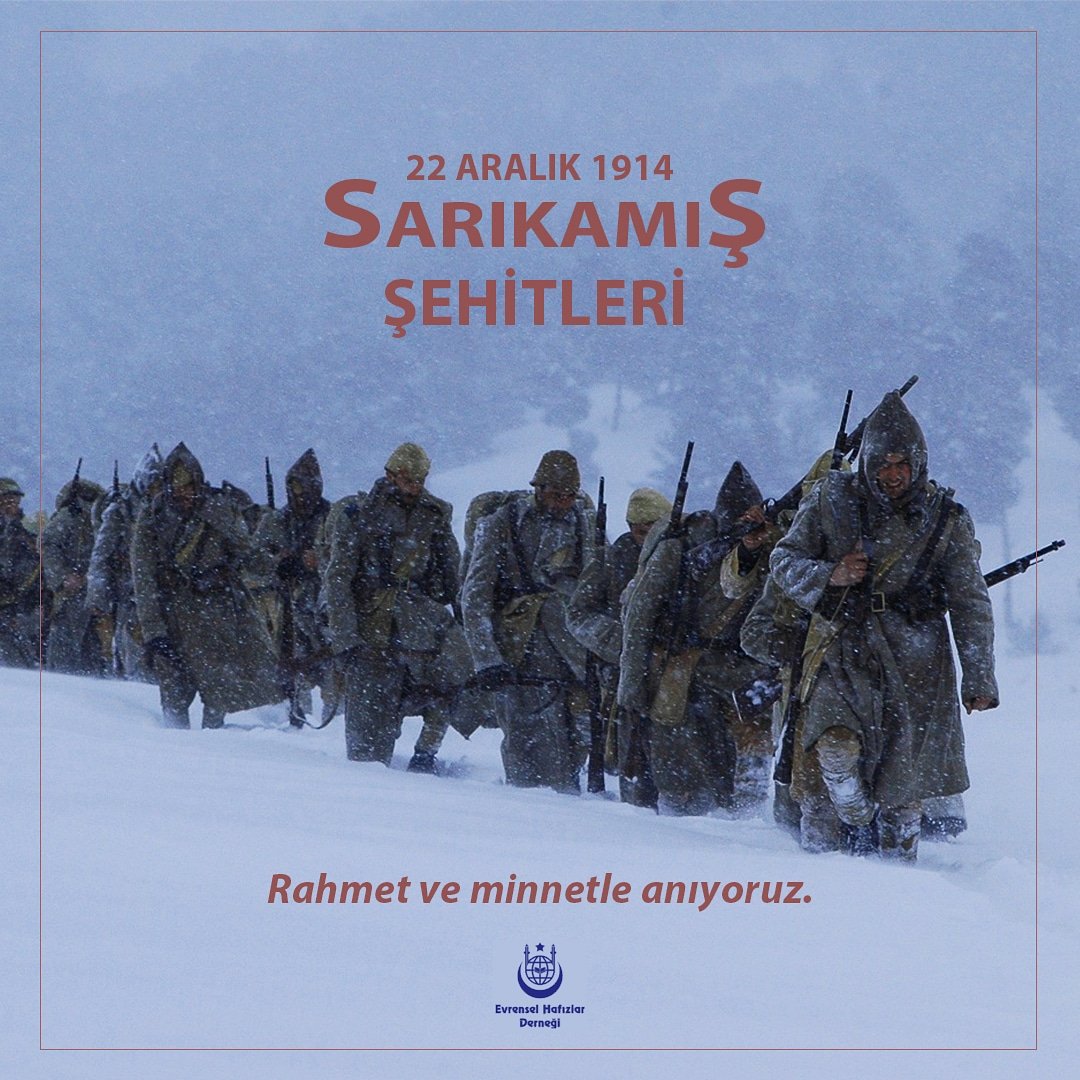 EHADBOLU's tweet photo. Sarıkamış Şehitlerini rahmet ve minnetle anıyoruz.

#Sarıkamış #şehit #22Aralık #şehadet #kars #rahmet #minnet #anmak https://t.co/uGnWqBeC7O