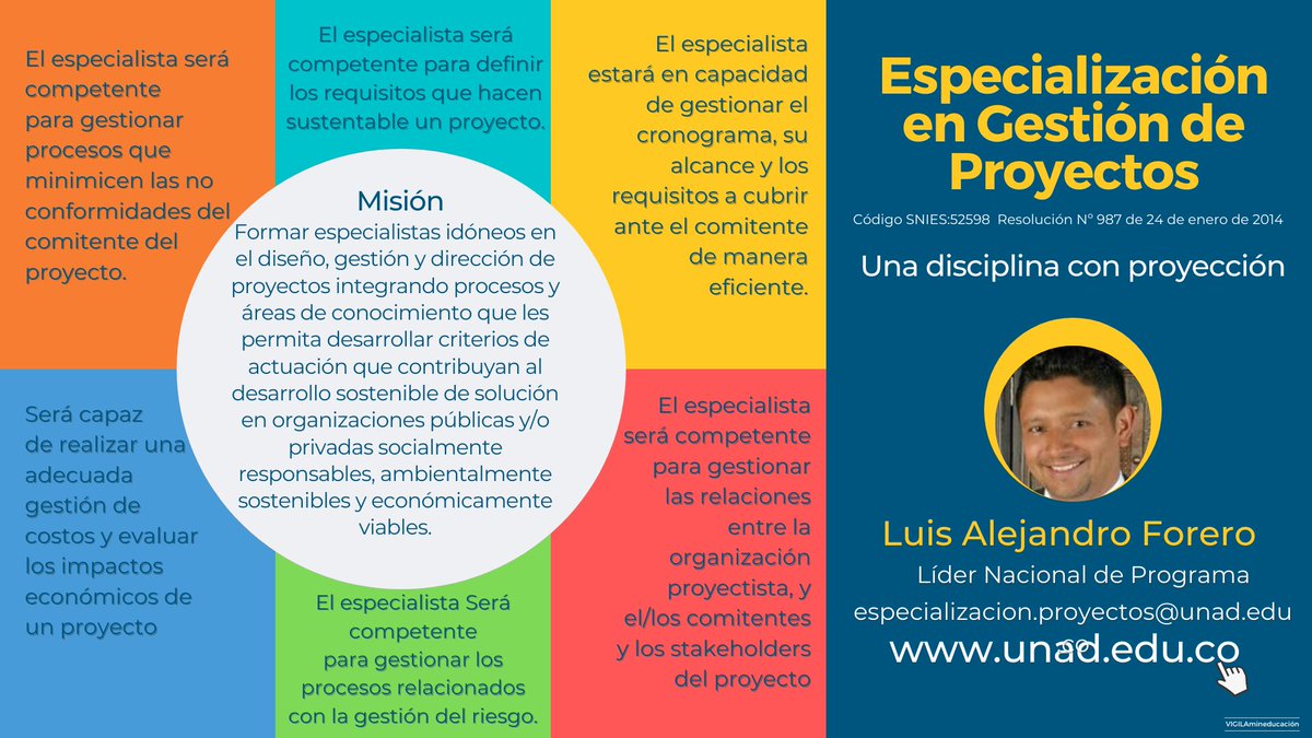 EcacenValledup's tweet photo. Conoce el programa de la Especialización en Gestión de proyectos. Anímate! ⁦@UniversidadUNAD⁩ ⁦@JaimeLeal_⁩ ⁦@smondragon21⁩ ⁦@mardeliayolima⁩ ⁦@MarioRomeroM⁩ ⁦@fredyspg⁩ https://t.co/9rX7rjMuv5