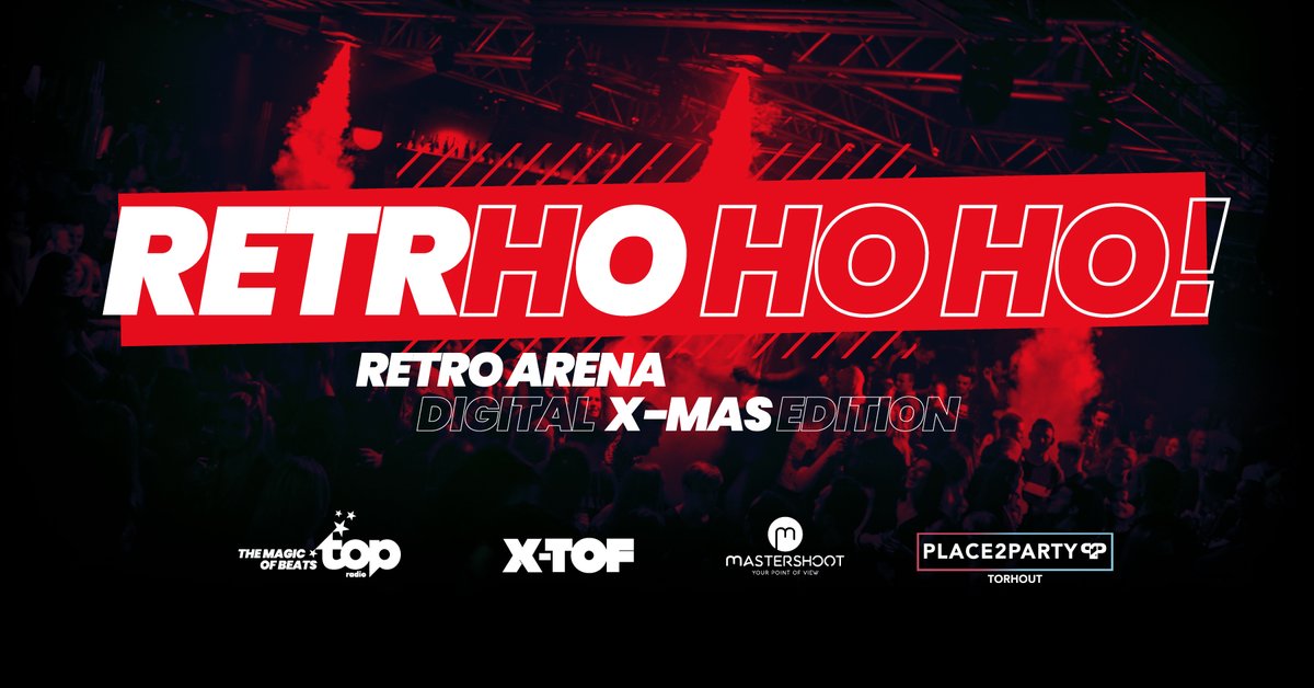 TOPradio's tweet photo. Geen saaie kerstdag bij ons! 🎄Hoe dan?
Stap 1: Like TOPradio op Facebook! 🤩
Stap 2: Volg vanaf 18u. onze Retro Arena - The digital X-MAS Edition livestream gratis mee! 🔊
Stap 3: Party (veilig) like it's 99! 🎉
#RetroArena #Xmas https://t.co/Z0Jw07JywY