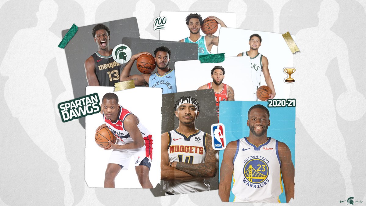 MSU_Basketball's tweet photo. It's @NBA Opening Night!

Good luck to all of our #SpartanDawgs 🏀 https://t.co/azgekBeYv6