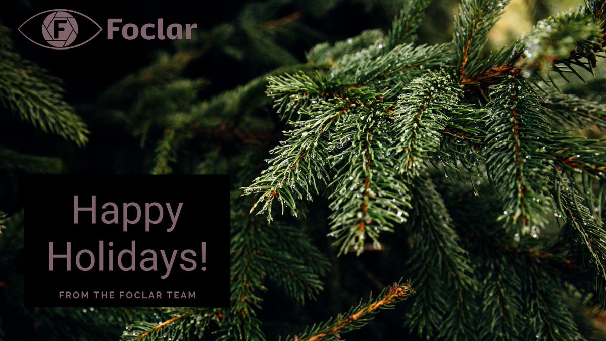 The team at Foclar wishes everybody a wonderful holiday season. We hope you and your loved ones are healthy and safe, and that you can spend the holiday season together, may it be in a slightly different, and more creative setting than usual.
