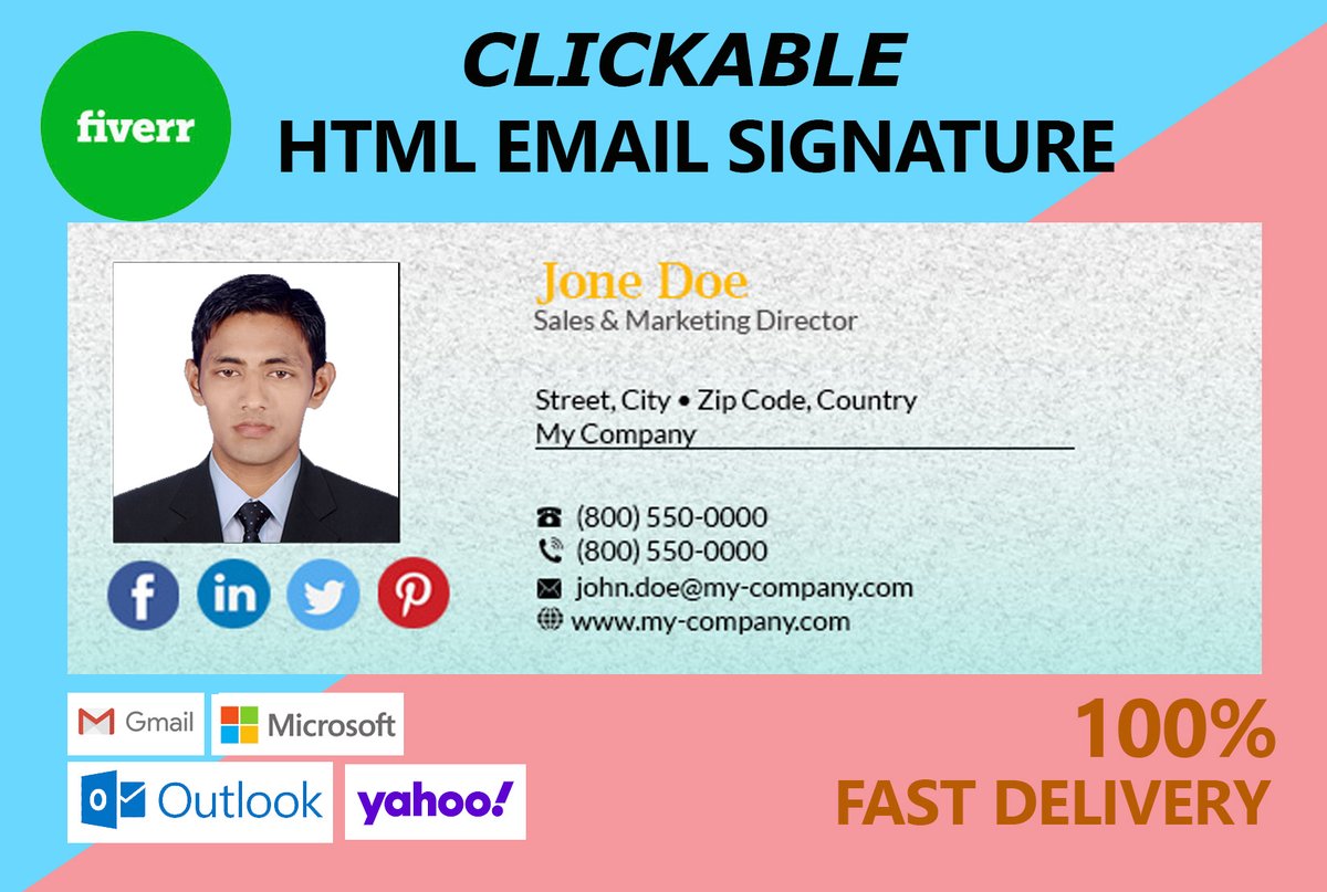 nazmulislam241's tweet image. I will design clickable html email signature. 
If you need. Order now 
#clickable_html_email_signature #email_signature
fiverr.com/share/1KXmw9