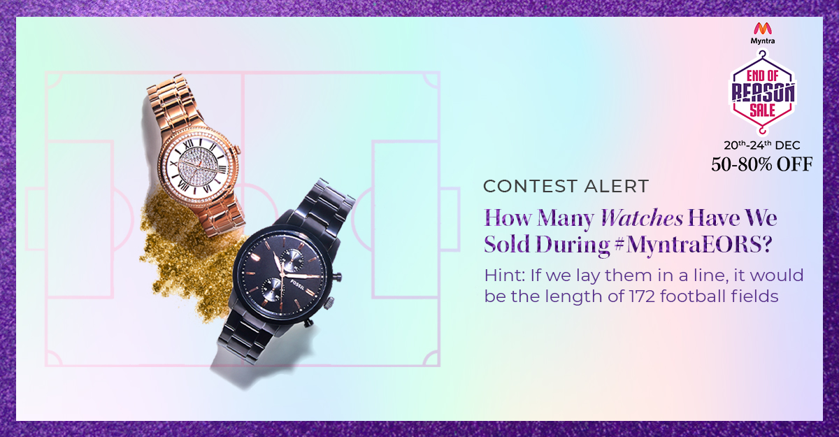 Myntra - Digitally signed watches by Deepika Padukone from... | Facebook