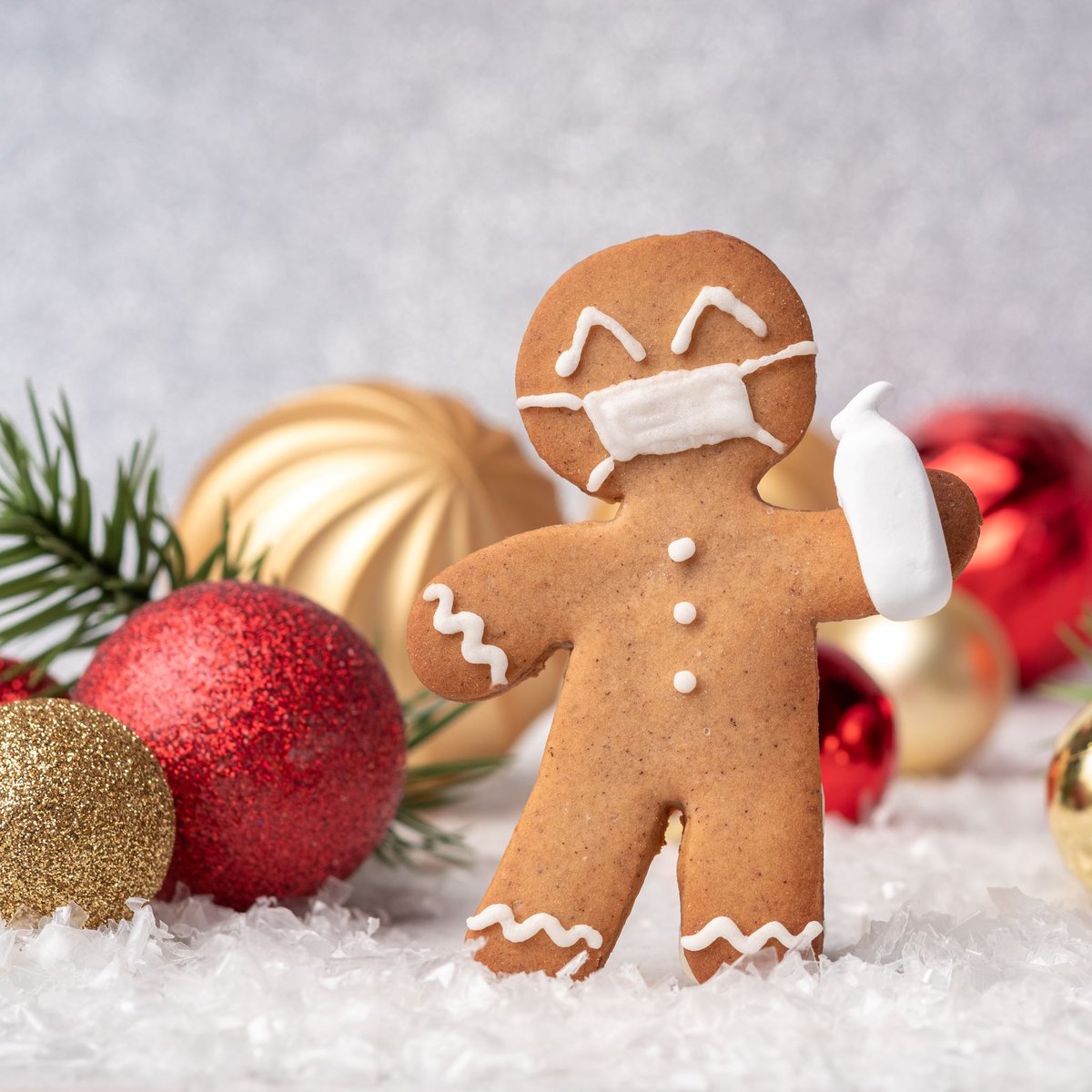 Celebrate Christmas safely by following COVID-19 guidelines: practice social distancing, avoid crowded spaces, wash hands frequently, and wear NIOSH-approved #N95facemasks. Get your face masks at firstaidkitsurvival.com.  😷🎄