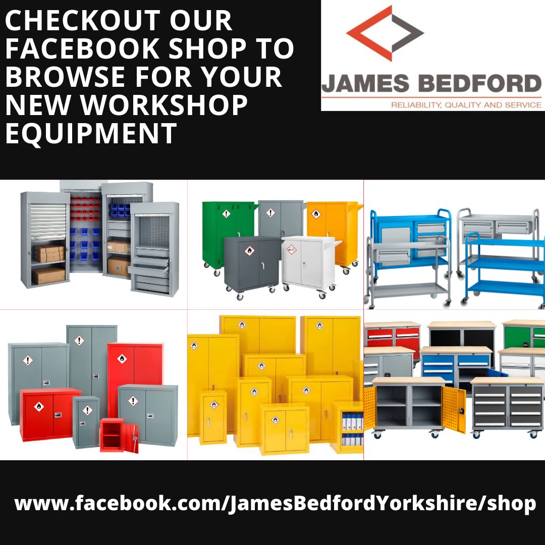Whilst our offices are closed you can always browse and shop online on our website or Facebook Shop
jbedford.co.uk 
#maufacturing #engineering #welding #trolleys #workbenches #storagecabinets #sitesafety #healthandsafety #workshpequipment #Facilities