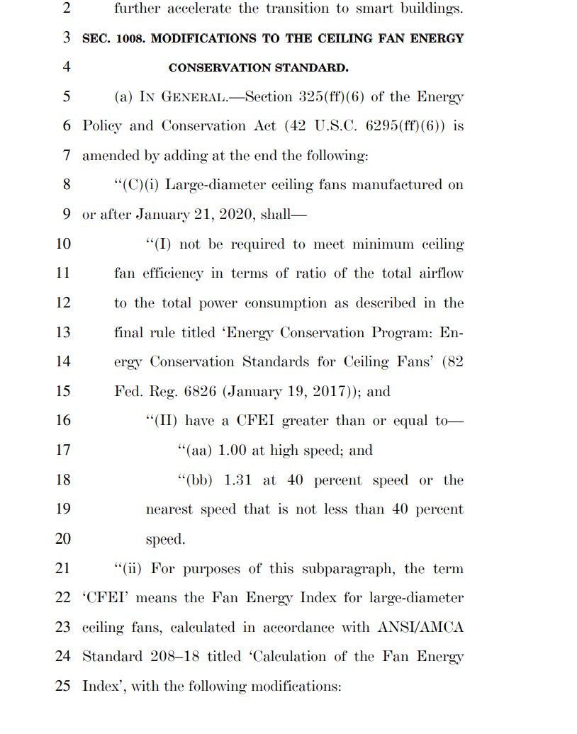 We are at the point where the federal government determines the specs of our ceiling fans.Burn it all down.
