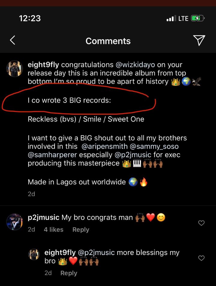 7/ Davido:*uses songwriter on a song*Dem: Just look at this!! He can't even write his own song.Wizkid:*uses songwriter on a song*Dem: there's nothing wrong naa. Even big artistes like Rihanna, Drake use songwriters