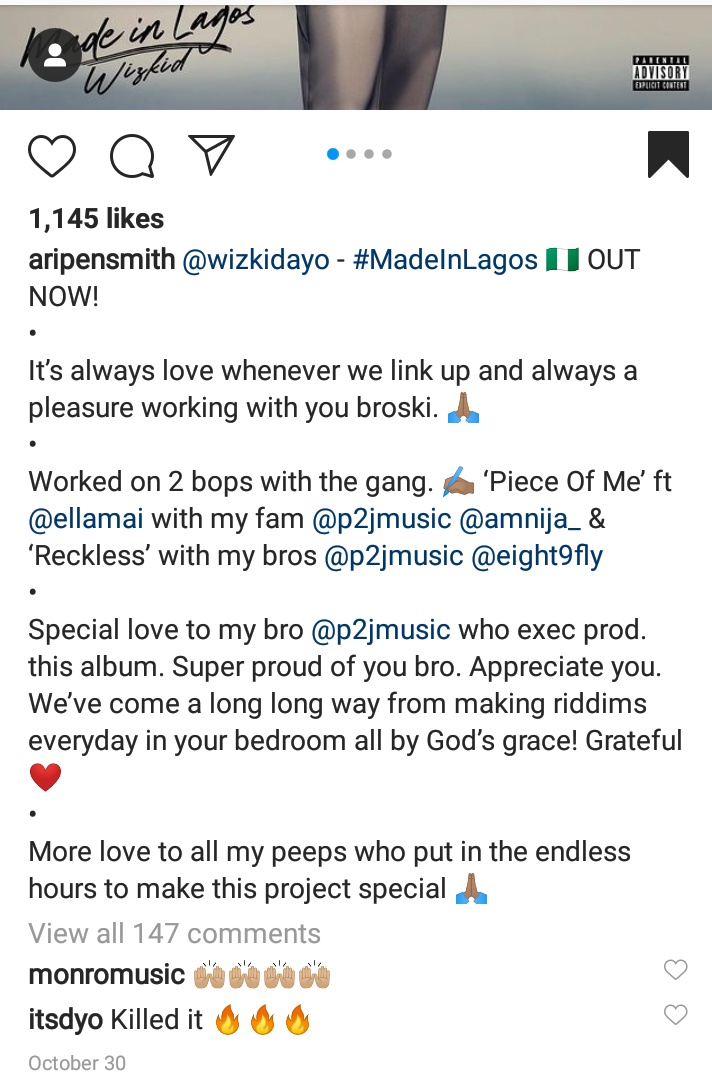 7/ Davido:*uses songwriter on a song*Dem: Just look at this!! He can't even write his own song.Wizkid:*uses songwriter on a song*Dem: there's nothing wrong naa. Even big artistes like Rihanna, Drake use songwriters